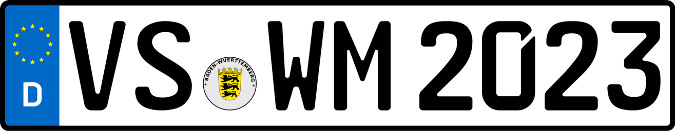 Example License Plate