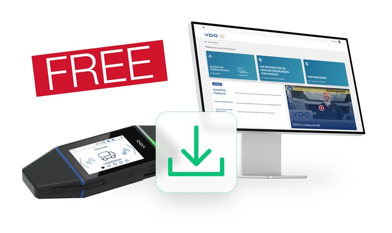 VDO DLK Smart Download Key - The Solution for Fleet Data Management